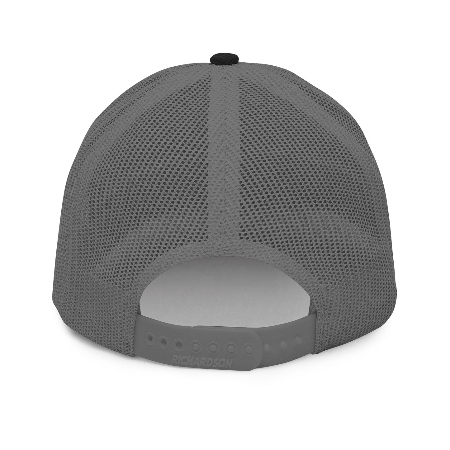 PTFF Embroidered Trucker Hat - Color: Black/Grey