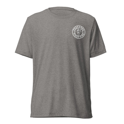 Luck Favors The Prepared Tri-Blend T-shirt - Color: Grey